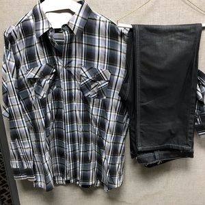 Parish jeans with Beverly Hills polo club shirt